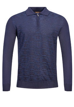 ZILLI: Поло с длинным рукавом 