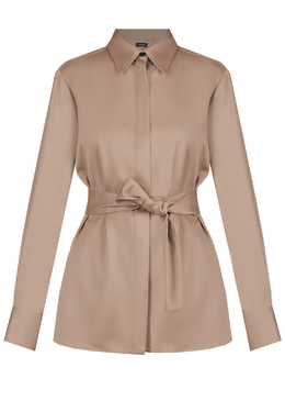 KITON: Бежевая рубашка 