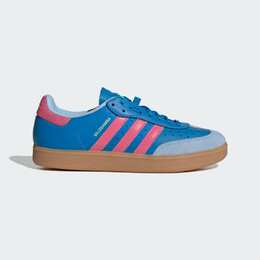 Кроссовки Adidas Velosamba Leather Shoes, цвет Bright Blue/Pulse Magenta/Lucid Lemon jq2325 | bright blue/pulse magenta/lucid lemon
