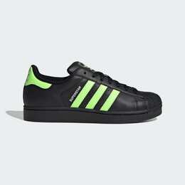 Кроссовки Adidas Superstar II Shoes, цвет Core Black/Signal Green/Cloud White jq3175 | core black/signal green/cloud white