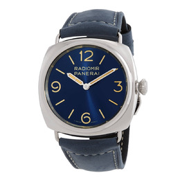 Panerai Radiomir Officine PAM01383 45mm Automatic Mens Blue Dial Watch