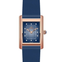 Porsamo Bleu Karolina Quartz Diamond Blue Dial Ladies Watch 1085bkal