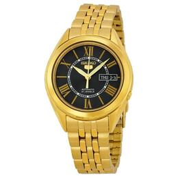 Seiko Automatic Mechanical Movement Stainless Steel Strap Watch Men's Watches Black Dial snkl40