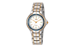 Citizen Солнечные кварцевые часы на стальном браслете 28 мм женские часы белый циферблат ep7085-50a