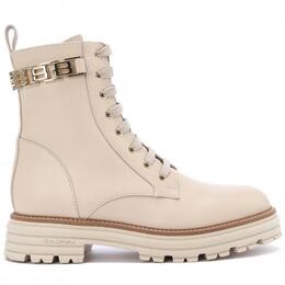 Baldinini: Бежевые ботинки 