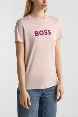 BOSS: Хлопковая футболка 