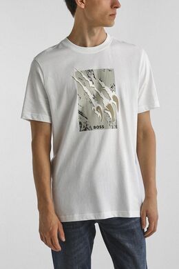 BOSS: Хлопковая футболка 