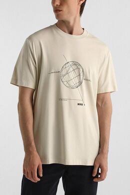 BOSS: Хлопковая футболка 