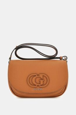 Guess: Коричневая сумка 