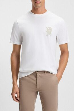 BOSS: Хлопковая футболка 