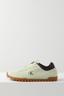 Calvin Klein: Зелёные кроссовки 