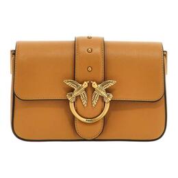 Pinko Мини-сумка через плечо из телячьей кожи для женщин brown 104340-a0qo-c83q