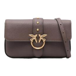 Pinko Мини-сумка через плечо из телячьей кожи для женщин brown 104340-a2ox-l86q