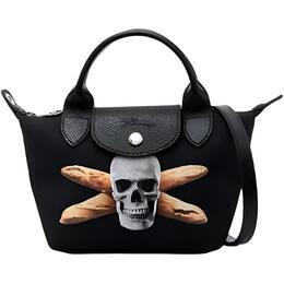 Сумка из переработанного полиэстера, женская сумка, дорожная сумка men's Longchamp, черный 1624tpa001 | black