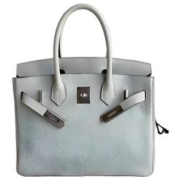 Сумка Birkin из телячьей кожи Togo для женщин 0W Gris Neve ледяной кристально-серый Hermes, B Stamp h027633ck0w