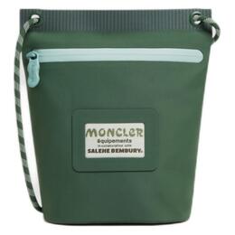 Moncler Сумка через плечо Salehe Bembury Collaboration Fabric малого размера унисекс Green k109a5f00001m5816857