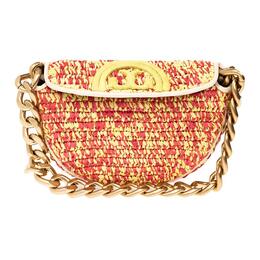Tory Burch Сумка Fleming Straw Woven Crescent, женская сумка, наплечная сумка Multicolor 145598-600