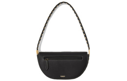 Burberry Олимпия Лезер одноплечевая сумка малая женская black 80470131