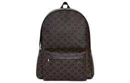 Celine Средний рюкзак Triomphe из коровьей кожи для мужчин black 188382bov-38si