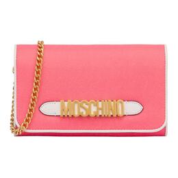 Moschino Хлопковая сумка кроссбоди, женская наплечная сумка pink aef2317b810982021206