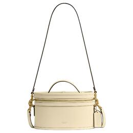 Coach Кожаная наплечная сумка для трейла, кроссбоди, маленькая женская сумка moonlight yellow cbg93-b4lgz