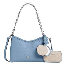 Coach Сумка через плечо Laurel Pebble Leather Small Women's Blue cbi06-svy31