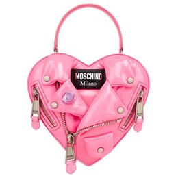 Moschino Сумка в форме сердца из искусственной кожи, через плечо, кроссбоди, женская розовая aef2312a730382061206