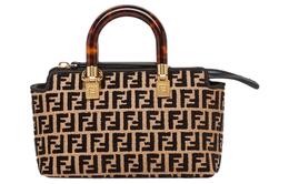 Сумка by the way series raffia бостон, сумка через плечо, кроссбоди, мини женская Fendi 8bs067-aq0x-f0vpj