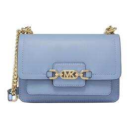 Michael Kors Сумка через плечо Heather Metal Fittings, мини-кроссбоди женская French Blue 32s2g7hc0l457