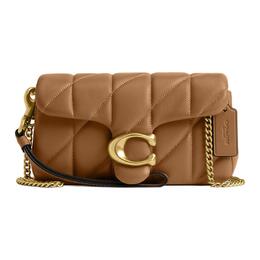 Coach Сумка кроссбоди Tabby Nappa Leather, маленькая женская наплечная сумка Honeys Brown cp018-b4t7j