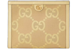 Клатч Ophidia Canvas With Leather женский /желтый Gucci, Shopping Bag Set(Set+Shopping Bag) 625549-ukmbg-8480