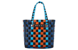 Marni Полипропилен с коровьей кожей сумка через плечо extra mini kids' dark blue/multicolor m00178m00iwmw55f0mc35
