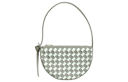 Сумка через плечо мини intrecciato из ягненка, женская, agate gray с glacier Bottega Veneta 777895v3sa11549