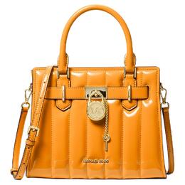 Сумка Hamilton Series PU маленькая женская orange Michael Kors 35t5ghms1a-pop orange