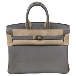 Сумка Birkin Togo Calfskin Birkin для женщин Puppet Gray Hermes h041344ckp0