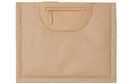 Клатч Olympia Leather With Lambskin женский cool beige Burberry 80465351