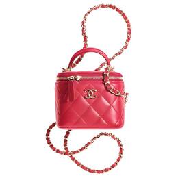 Chanel Сумка Sheepskin Box Bag, Shoulder Bag, Crossbody Bag, Handbag Women's Watermelon Red ap2198-b06660-nf293