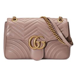 Сумка (WMNS) Gucci GG Marmont Series Bag Middle-Size Pink 443496-dtdit-5729