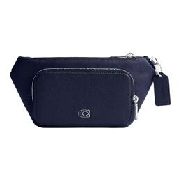 Coach Кожаная наплечная сумка через плечо, поясная сумка средний размер мужская темно-синий cm334-deb