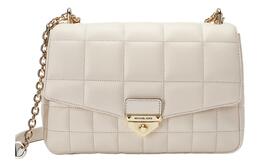 Michael Kors Шопер soho sheepskin через плечо кроссбоди extra large женский light milk white 30f0l1sl4l-289