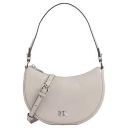 Сумка через плечо из натуральной кожи мелкой выделки Regular Women's Light Gray Michael Kors 32s5s8qu1l-lightsand