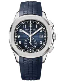 Patek Philippe Aquanaut Blue Dial Composite Strap Men's Watch 5968g-001