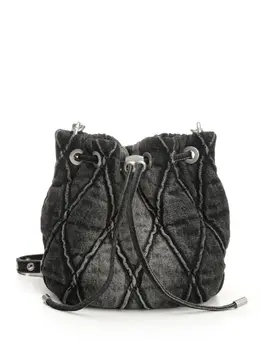 Diesel-Charm-D S-Bucket Bag Crossbody Bags Grey-Donna 53146368606548