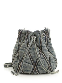 Diesel-Charm-D S-Bucket Bag Crossbody Bags Blu-Donna 53146400260436
