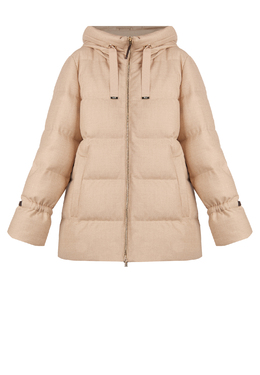 HERNO: Белый пуховик 