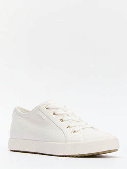 Geox: Белые кроссовки 