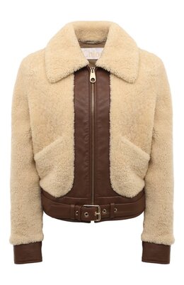 Chloé: Кожаная куртка 