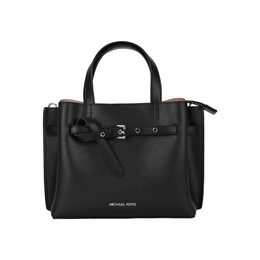 Michael Kors Кожаная сумка через плечо Emilia, кроссбоди, маленькая женская сумка black 35h3su5s1t-black