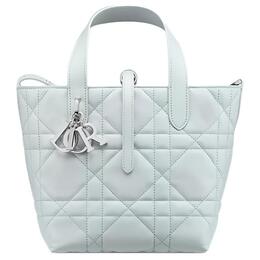 Christian Dior Маленькая женская сумка toujours из телячьей кожи blue m2835psnw-m00z