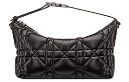 Christian Dior Клатч из коровьей кожи Medium Women's черный серебристый s5554bmig-m900